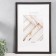 Photo frame Plastic "Mira" 40x60 cm, 642446 brown (plastic screen)
