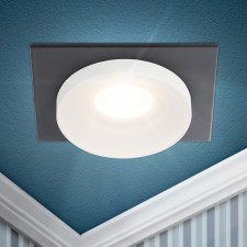 Lamp built -in era DK96, IP20, 12W, 92x92 mm, color black