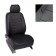 Auto-Chekhls for Ford Focus 3 Trend Sport/Titanium, 2011-2018, black, eco-leather, set