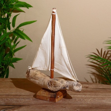 Сувенир "Парусник" дерево 24х7х35 см-2