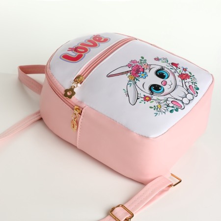 Backpack children Bunny, 19*9*23, lightning department, n/pocket, pink-6