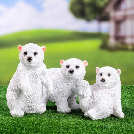 New Year's figure "Bear" (set of 3 pieces) 18cm-16