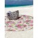 Pareo and beach rug "Flower tenderness", d = 150 cm