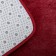 Bath and toilet rug “fluffy”, 40 × 60 cm, burgundy color