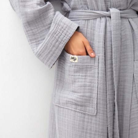 Bathbell dress. Muslinnin Lovelife size 50-52, gray color, 100% HL, 4-p, 235g/m2-8