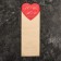Packet-cone for flowers, "this is for you", craft+ red, 14x40 cm