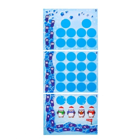 Board game walker "Penguins-thoroughs", 2-4 players, 5+-1