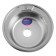Kitchen sink Mixline 532307, mortise, thickness 0.8 mm, 51x51x17 cm, vol. 3 1/2 ", with Siphon