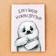 Notepad in a cage "For smiles you need friends!", On a paper clip, A7, 16 sheets