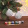 A set of 2 New Year's balls for the coloring "couple No. 1" with a suspension, brush and paint of 6 colors of 2 ml