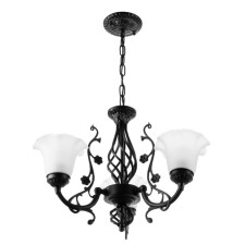 Cathellio chandelier 3he27 60W Black 50x50x67cm BayerLux