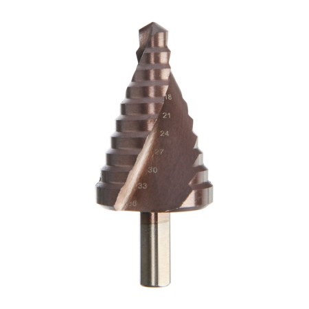 Drill step tundra pro, hss-CO, spiral profile, trihedral shank, 9-36 mm-2