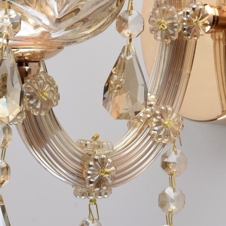 Bra “Odette”, 1x40W E14, gold 31x12x23 cm-5