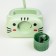 Board lamp "Kisa" LED 3W USB green 9.5x7.4x22 cm Risalux