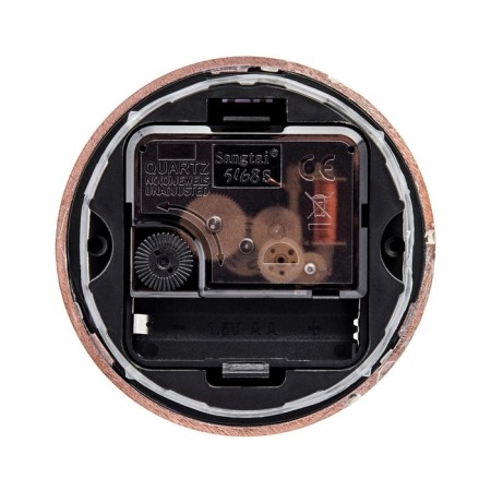 Offing clock, smooth move, d-9 cm, 1AA-4
