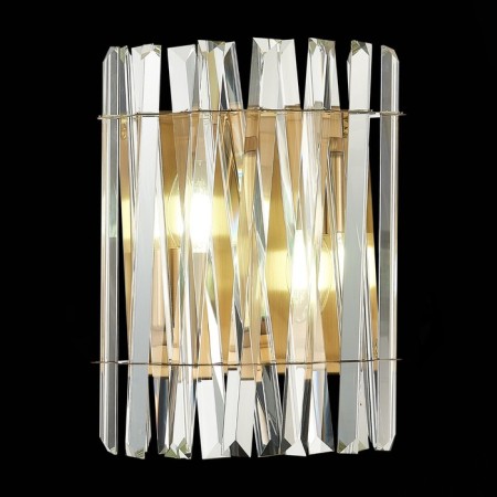 Sconces st. SL1170.301.02. Fabio. 2x40 watts, E14, 25x30 cm, brass color-6