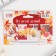 A set of magnetic bookmarks 4 pieces on the substrate "Dear Teacher"