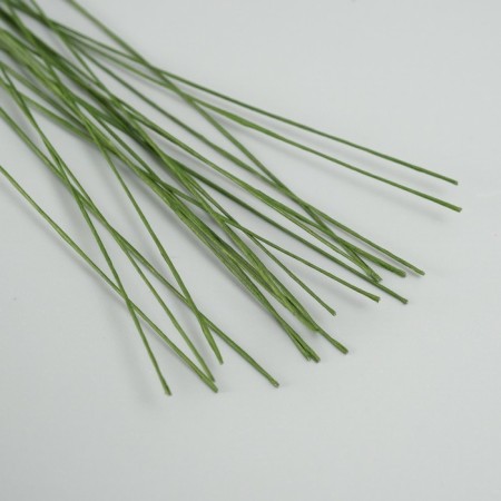 Wire for creativity d 0.46 mm, length 36 cm, units. 20 pcs, col. green-1