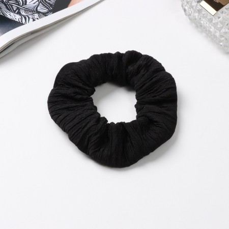 Hair elastic band "Orbit" Classic stripes, 10 cm, black-1