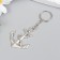 Trick Metal "Anchor with a rope" silver 5.5x4 cm