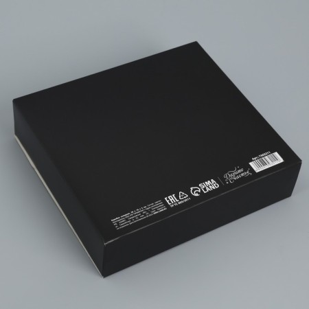 Gift folding box, packaging, “black”, 20 x 18 x 5 cm, without tape-3