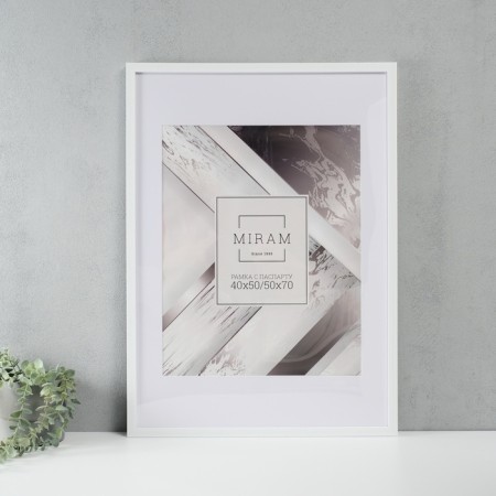 Photo frame Plastic "Miram" 50x70 cm with Paspartt (40x50 cm) P641861-20 (6)