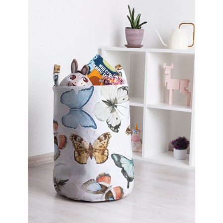 Basket for toys "Roy butterflies, size 35x50 cm