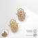 Earrings Metal "HAMS HAND", Color Gold