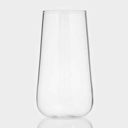 Glasses Magistro "Nolan", 500 ml, 8 × 15 cm, set 2 pcs, glass, transparent-3