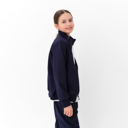 Kids (sweatshirt, pants) minku dark blue color, height 152 cm-14