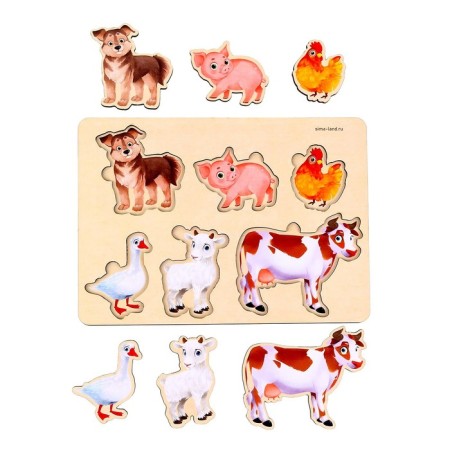 Farm animal liner, 6 inserts-3