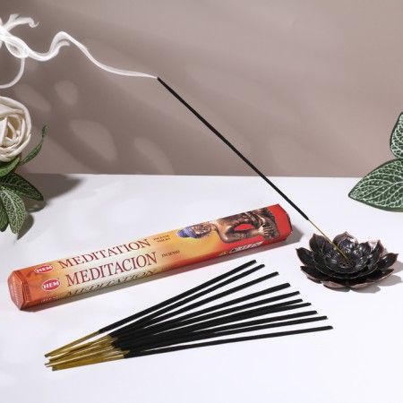 Incense hem "meditation", hexagon