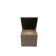 Puff with a lid and weighting, 400 × 400 × 420 mm, Savana plus matting, color Beige