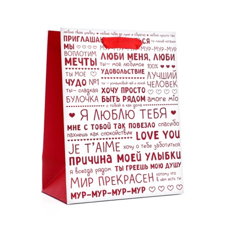 Package Gift Vertical "Recognition of Love", 18 x 23 x10 cm-1