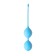 Toyfa A-Toys vaginal balls, silicone, blue color, d = 3.5 cm