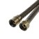Shower hose Accoona A390c, 150 cm, brass nut, brass cone, bronze color