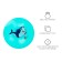 Children's ball "Shark" 22 cm, 60 g, turquoise color