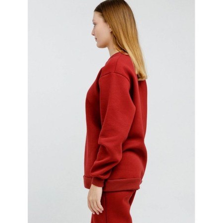 Women's sweel down with comb, size 48, burgundy color-7