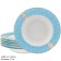 A set of deep plates of Lenardi Tiffany, D = 23 cm, 6 pcs