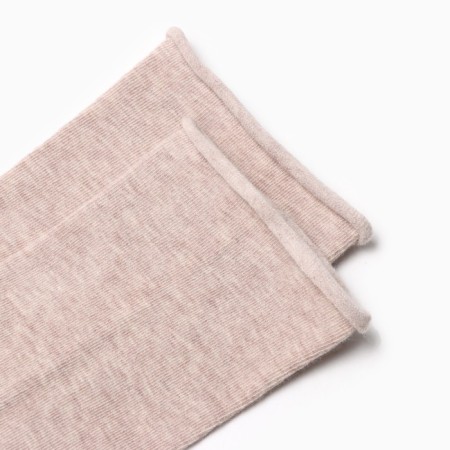 Women's socks, beige melange, size 23-25-1