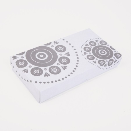 Women's wallet on the button, red color-3