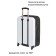 Suitcase Fusion FTS-1004, S, White