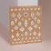 Nail stickers "Arabesque", voluminous, white color