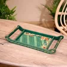 Born tray, batik 38x19x5 cm