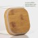 Glass Bank for bulk products with bamboo cover Bellatenero "Eco. Square ", 700 ml, 10 × 10.5 cm