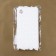 Lace elastic fabric, 180 mm × 2.7 ± 0.5 m, fluid-white color