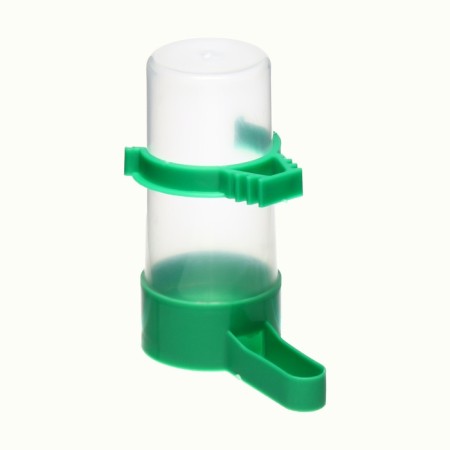 Drinker/bird feeder 3 x 9 cm, 60 ml, green-1