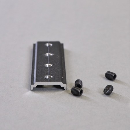 NOVOTECH connecting bar. Flum, 70x22x5 mm, black color-1