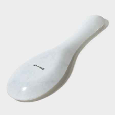Glass stand under a spoonful of the share "Marble White", 23.5 × 8.3 × 1.5 cm-3