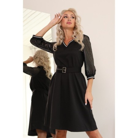 Women's dress Wisell, size 54, black color-11